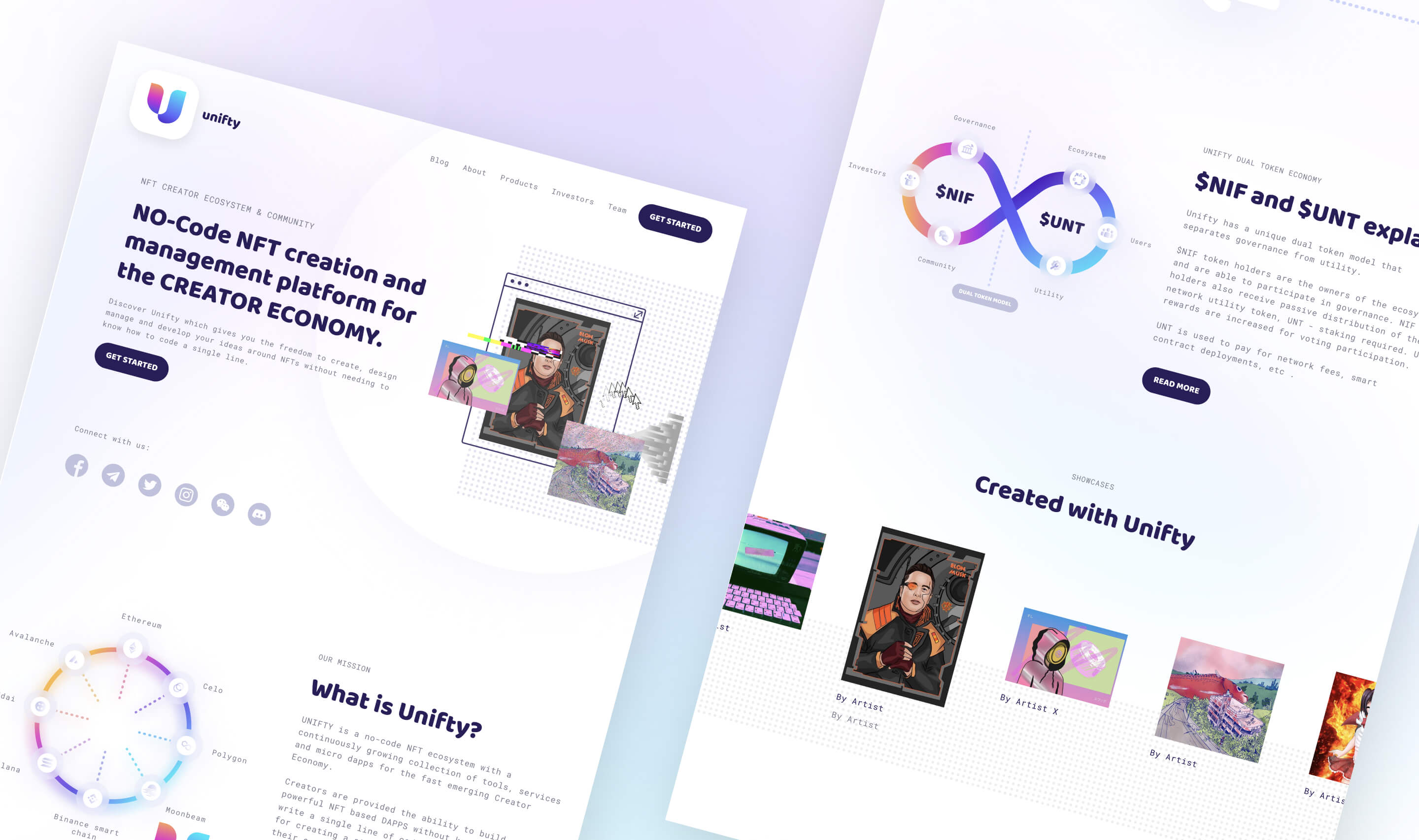 Unifty Homepage