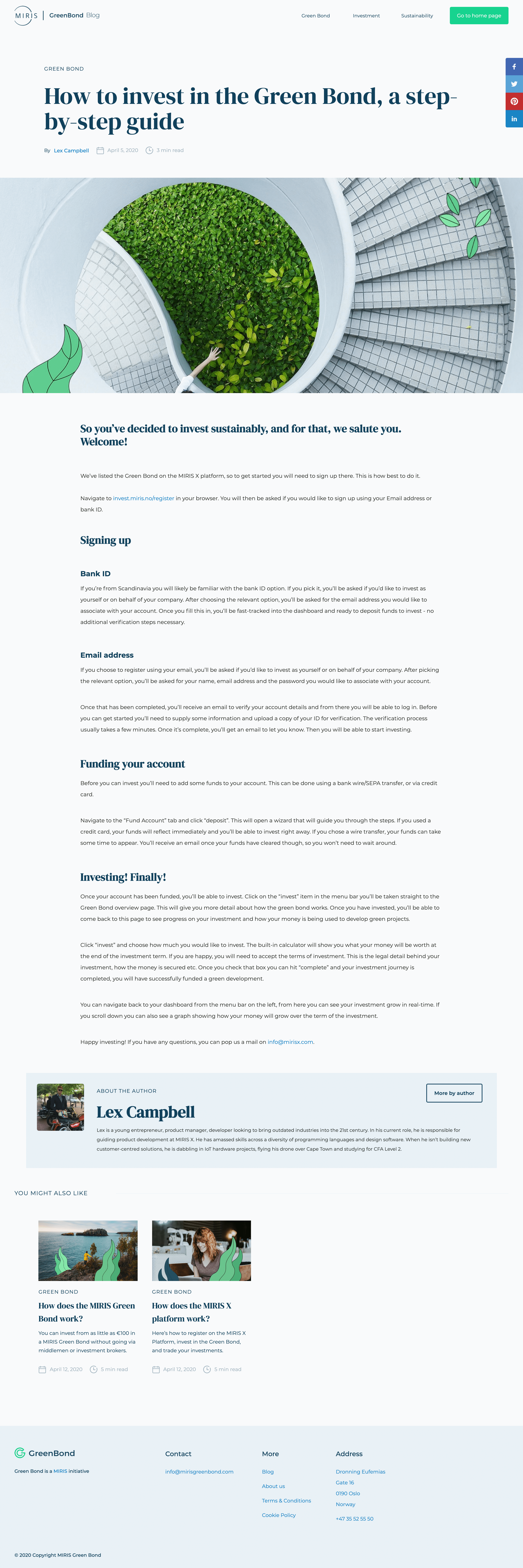 Greenbond Blog post