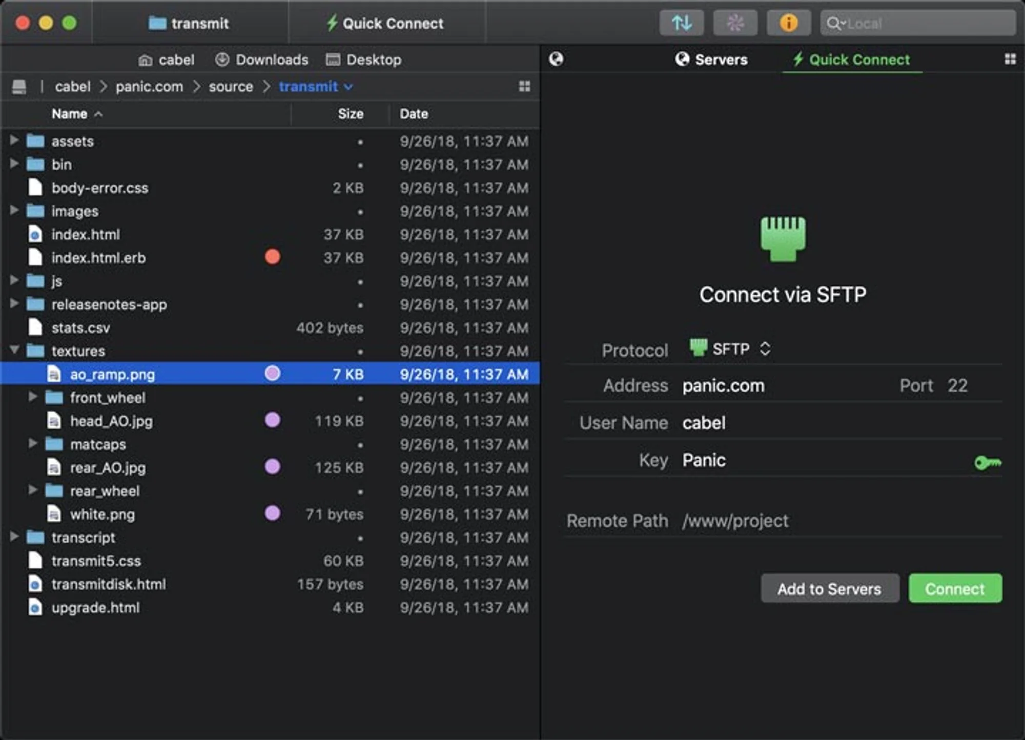 Transmit - Best Mac FTP client