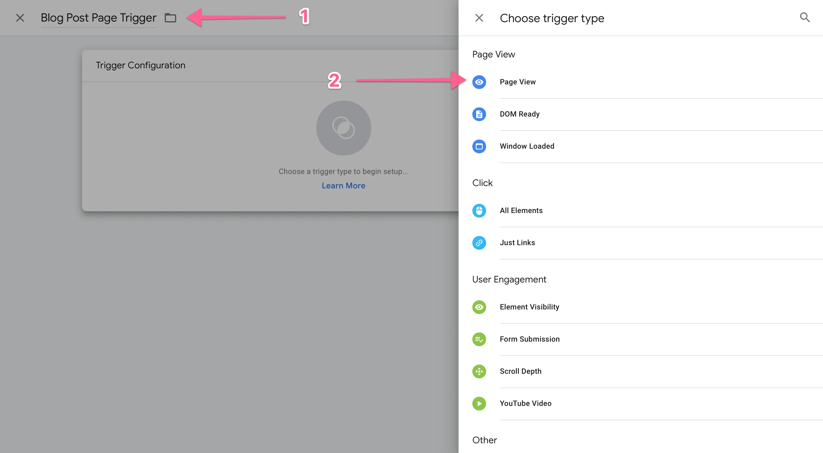 ShareThis-Page-View-Trigger in Tag Manager
