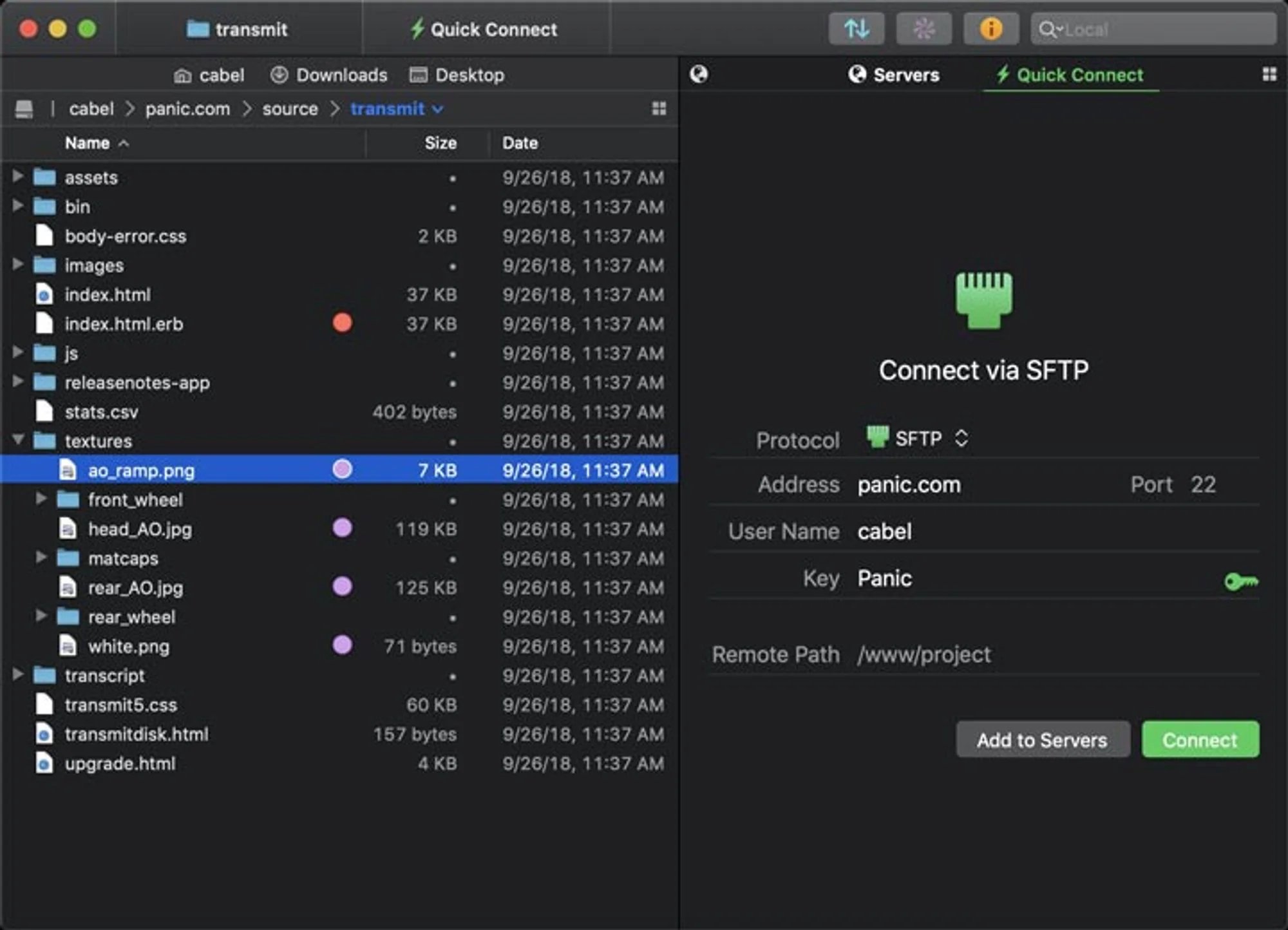 Transmit - Best Mac FTP client