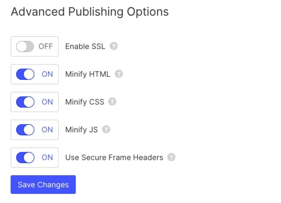 Disable SSL