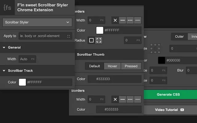 F'in sweet Scrollbar Styler