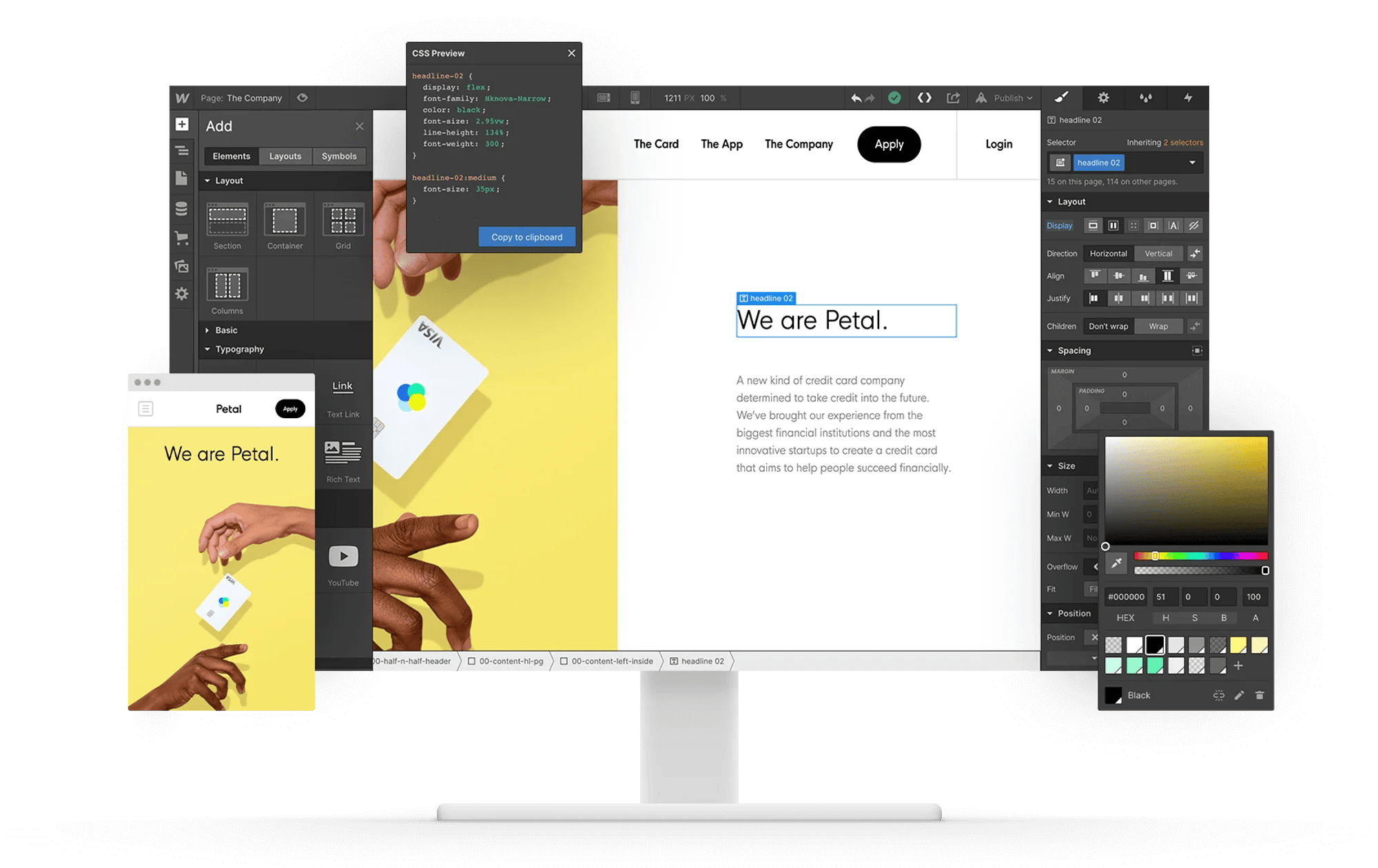 Webflow Designer