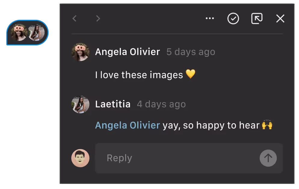 Live Figma Feedback Comments PNG