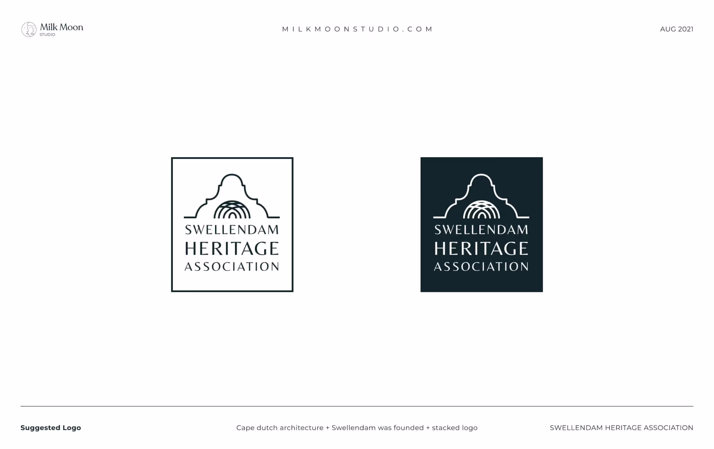 Swellendam Heritage Society Logo by Milk Moon Studio