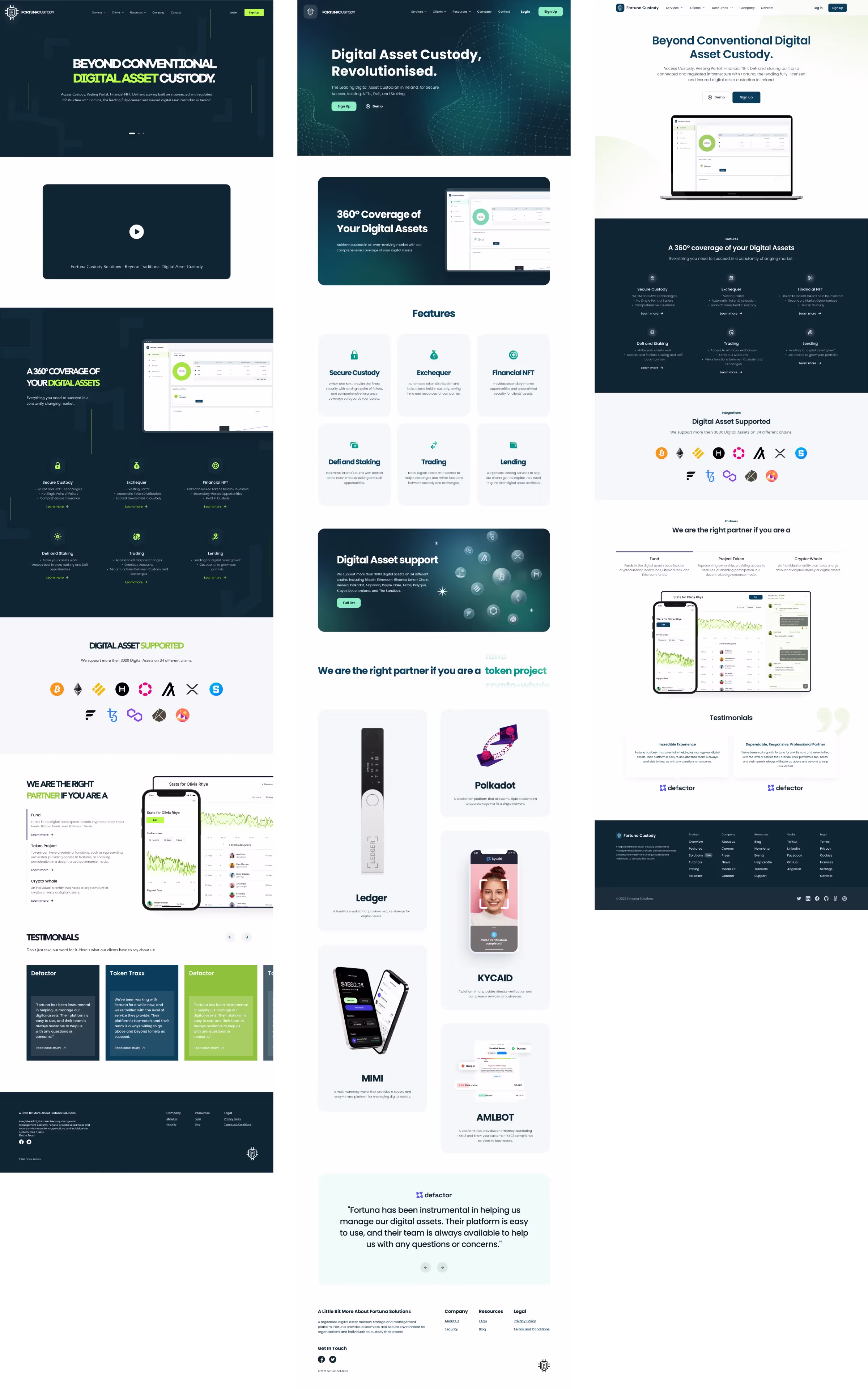 Fortuna Custody Solutions Conceptual Desings